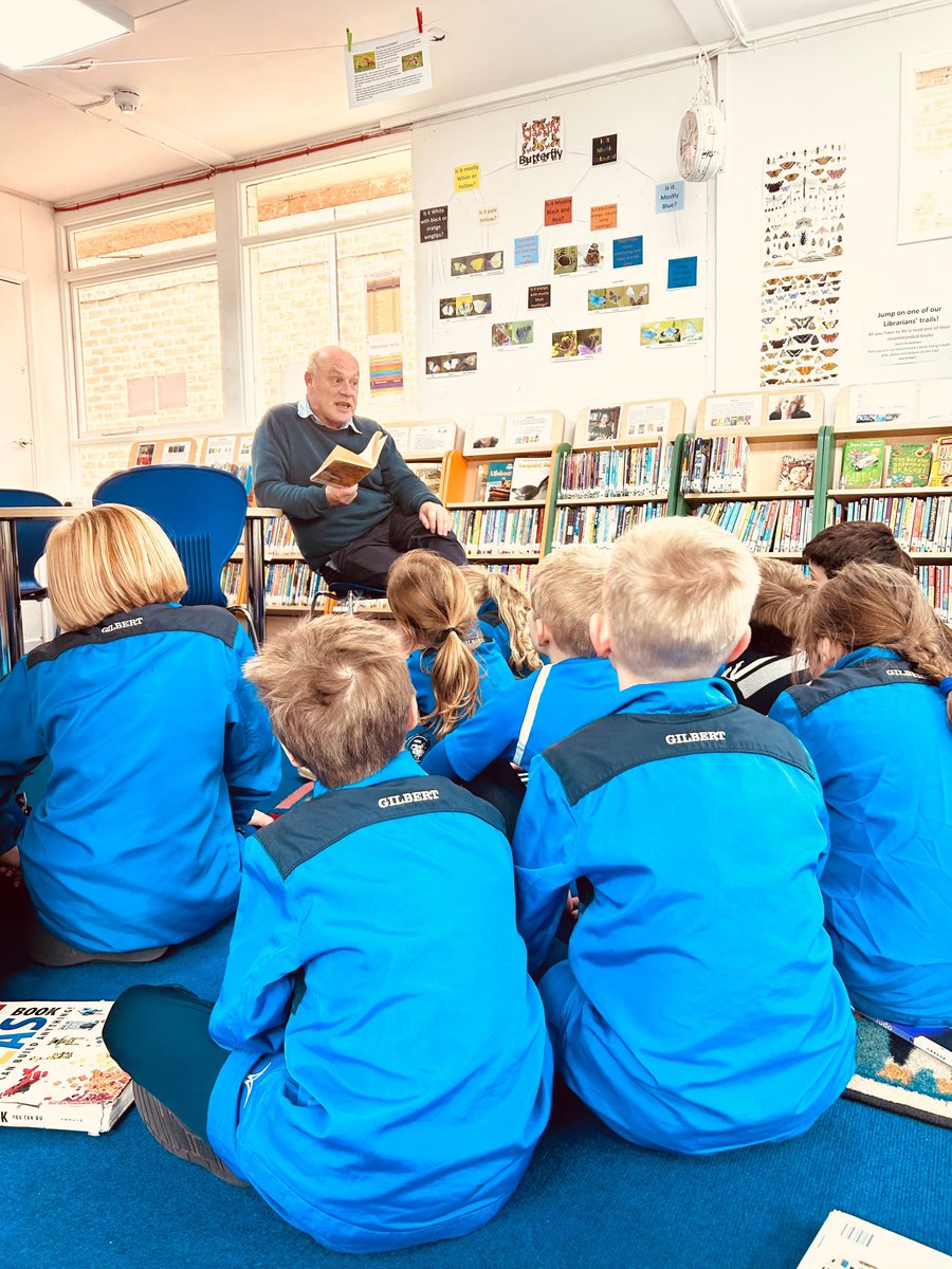 Story time with Mr B in the library ...one of our most favourite places around the school. REMINDER next week is the STEYNING BOOK FAIR which will be running Monday & Tuesday next week, all children invited to come and have a look at the books during those days #bookfair