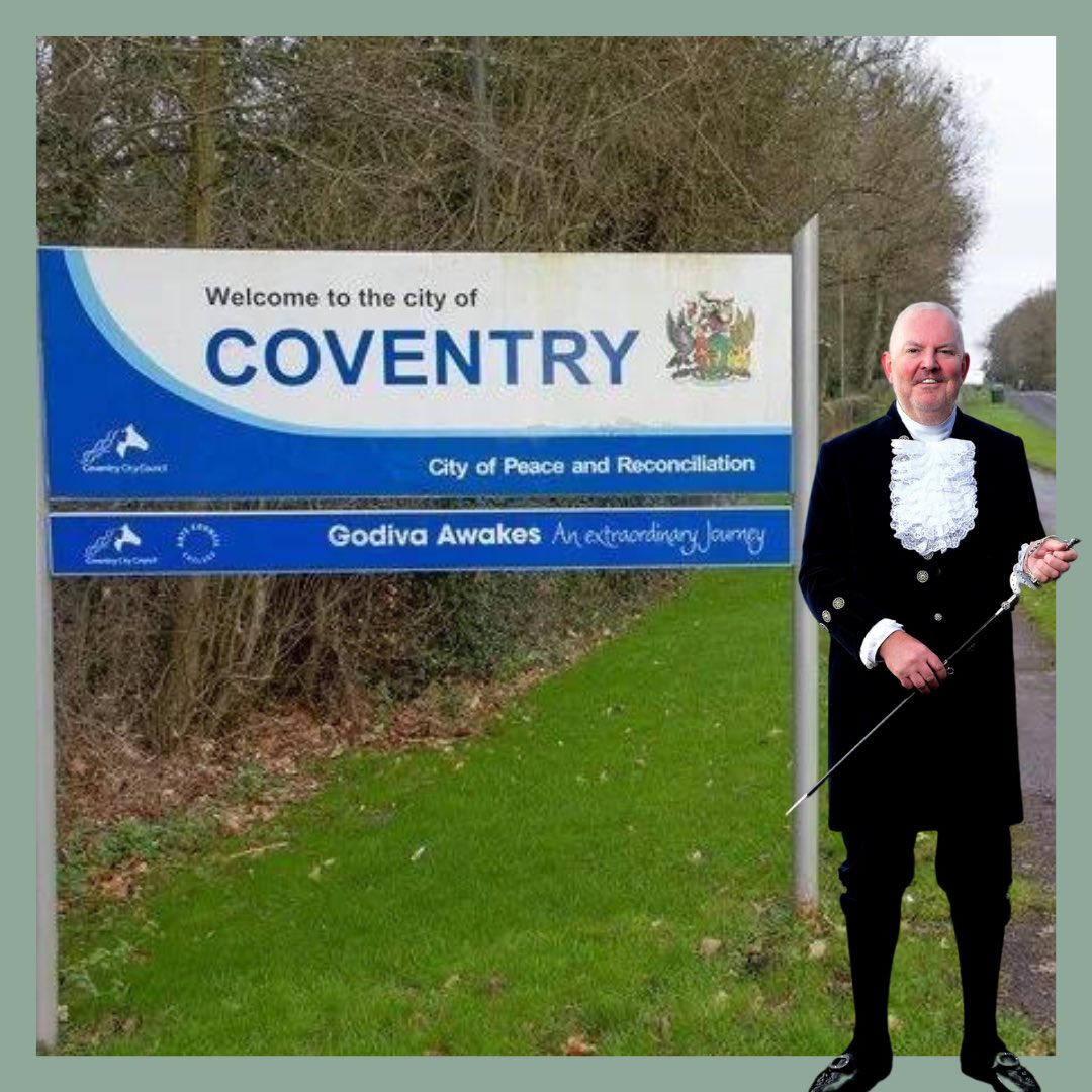 Excited to be stepping into Coventry today as the High Sheriff of the West Midlands, ready to immerse myself in the rich tapestry of this city's history and culture. Eager to connect with the wonderful people of Coventry and explore all that this vibrant community has to offer.