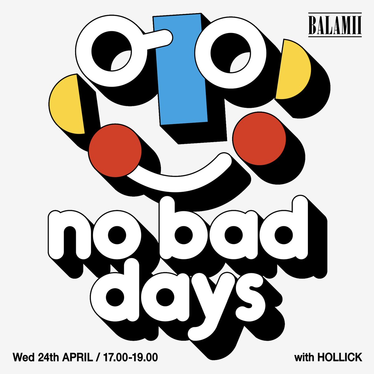 Hey! It’s radio day! Join Hollick via your browser for two hours of soft play hits. 17:00 - 19:00 GMT. 

Here: balamii.com