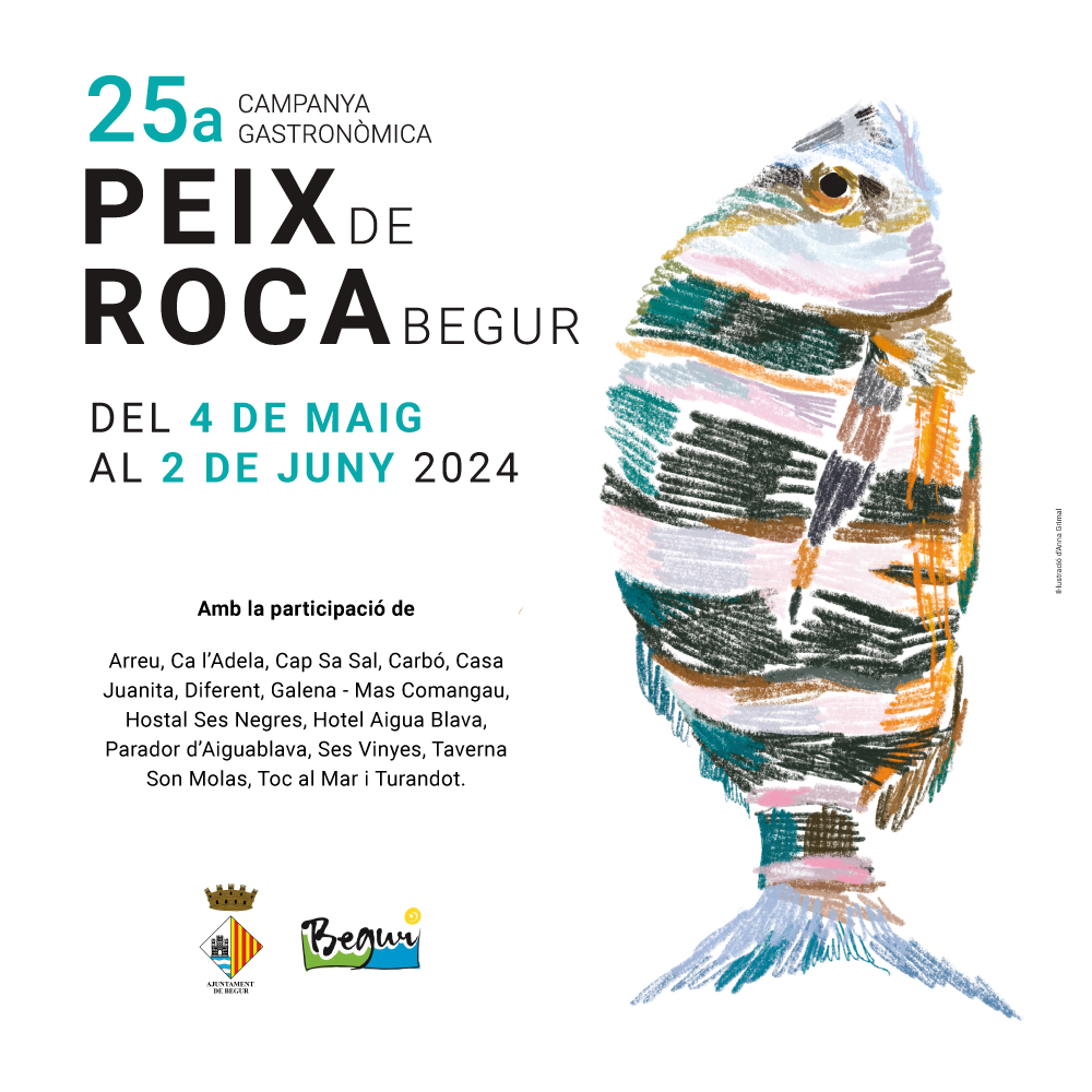 📣25a edició de la Campanya de Peix de Roca de #Begur: un homenatge a les arrels gastronòmiques!

🍴Del 4 de maig al 2 de juny amb menús de primer nivell a càrrec de 14 restaurants. 

🔎 El fulletó amb tota la PROGRAMACIÓ de la campanya, i els MENÚS  a:🔗visitbegur.cat