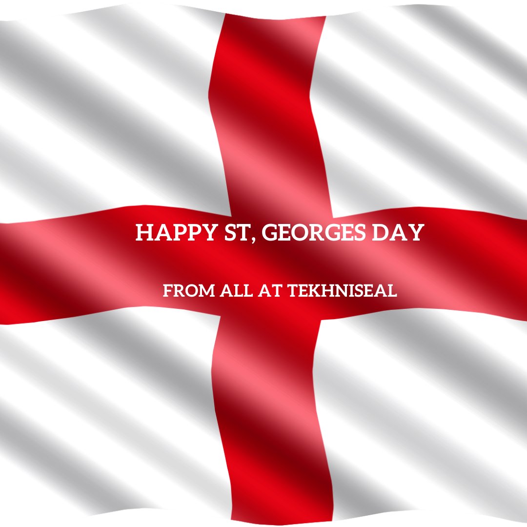 Happy ST GEORGE’S DAY from us all at Tekhniseal.
Tekhniseal offers a state of the art seal refurbishment and repair service that never   compromises on quality.
Visit our   Website today to view our range –
tekhniseal.com/page/home

#mechanicalseals
#ORings  #mechanicalservies