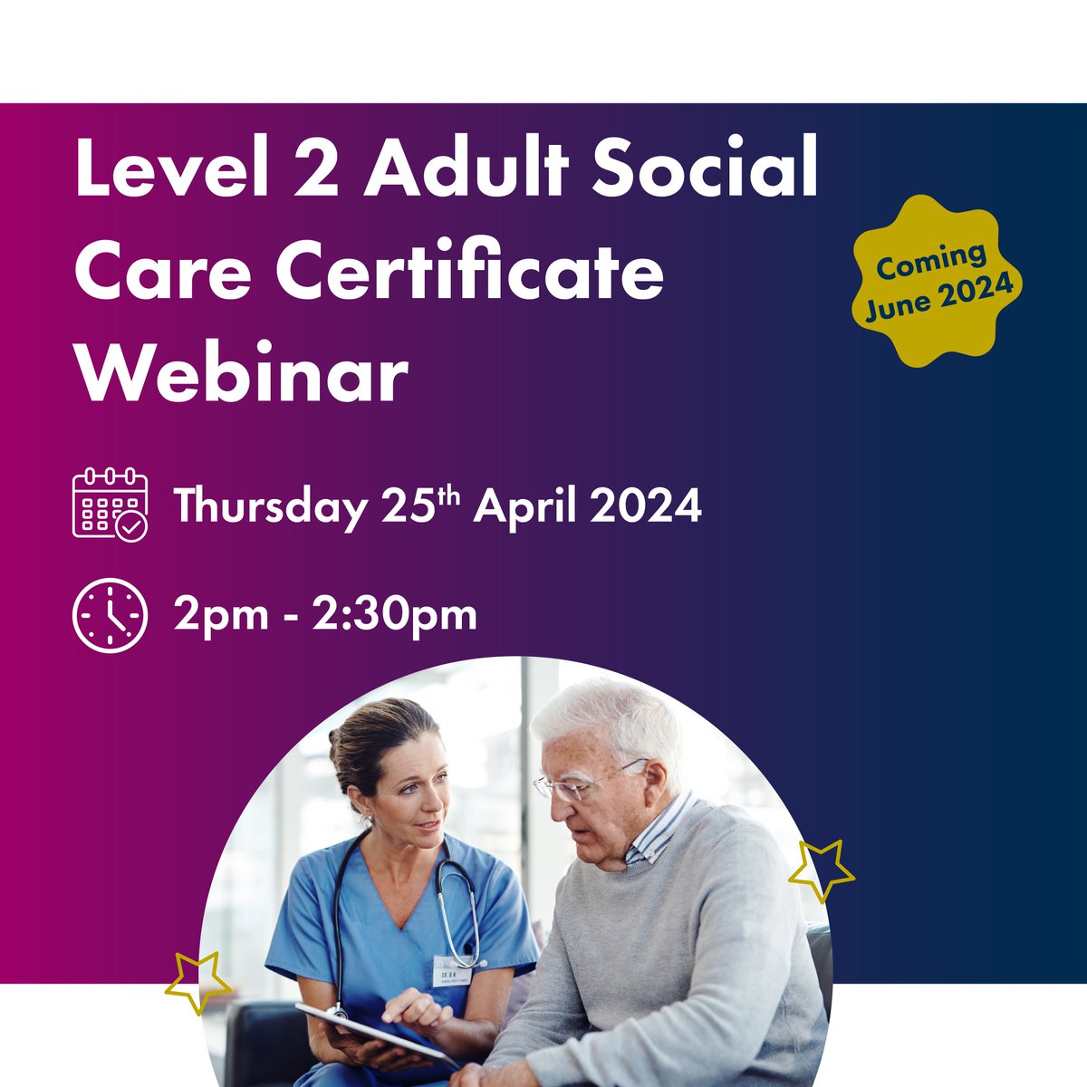 This is your last chance to register your place on tomorrow's webinar with our Health & Social Care expert, Cheryle Hardy. Register your place today: shorturl.at/aequE