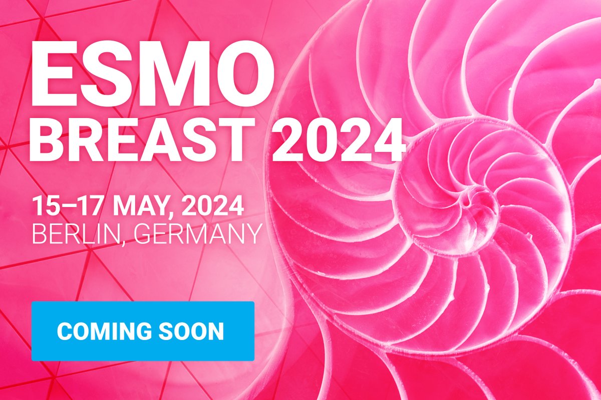 Have you got #ESMOBreast24 in your diary yet? Less than a month to go until we get to see much awaited updates in #breastcancer!! 🗓️15th - 17th May 🗓️ @‌myESMO #bcsm