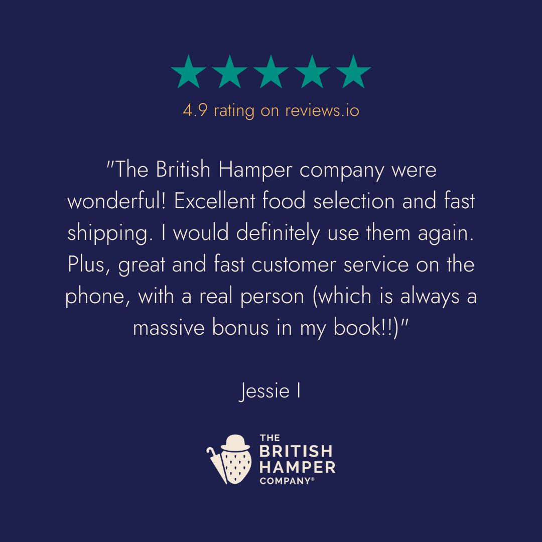 From our gourmet artisan hampers to our dedicated customer experience team, we always strive to give you the best experience! 💙 #TheBritishHamperCompany #Review #CustomerExperience