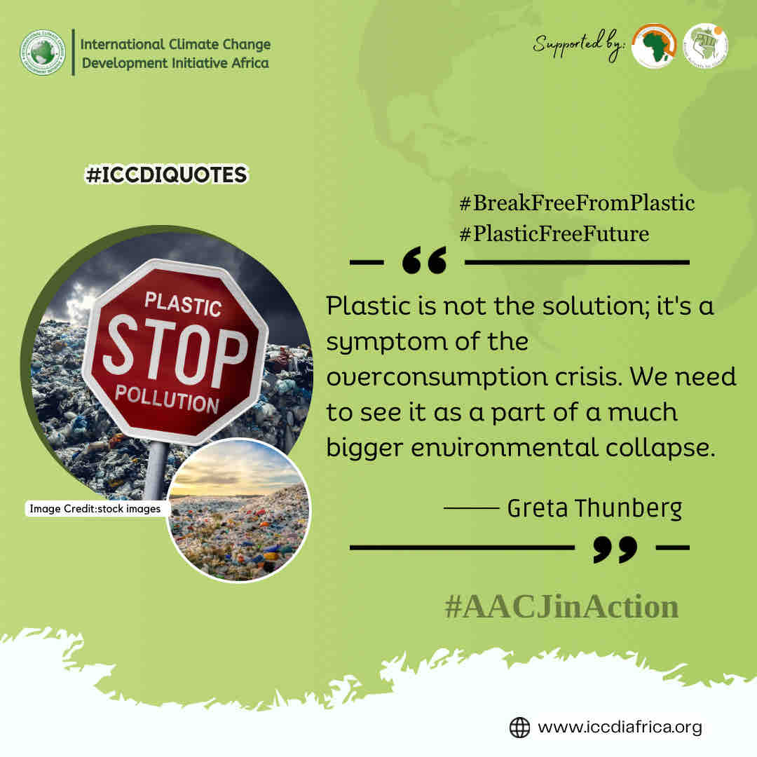 Plastic is not the solution; it’s a symptom of the overconsumption crisis. We need to see it as a part of a much bigger environmental collapse.” - Greta Thunberg. #BreakFreeFromPlastic #PlasticFreeFuture #AACJinAction