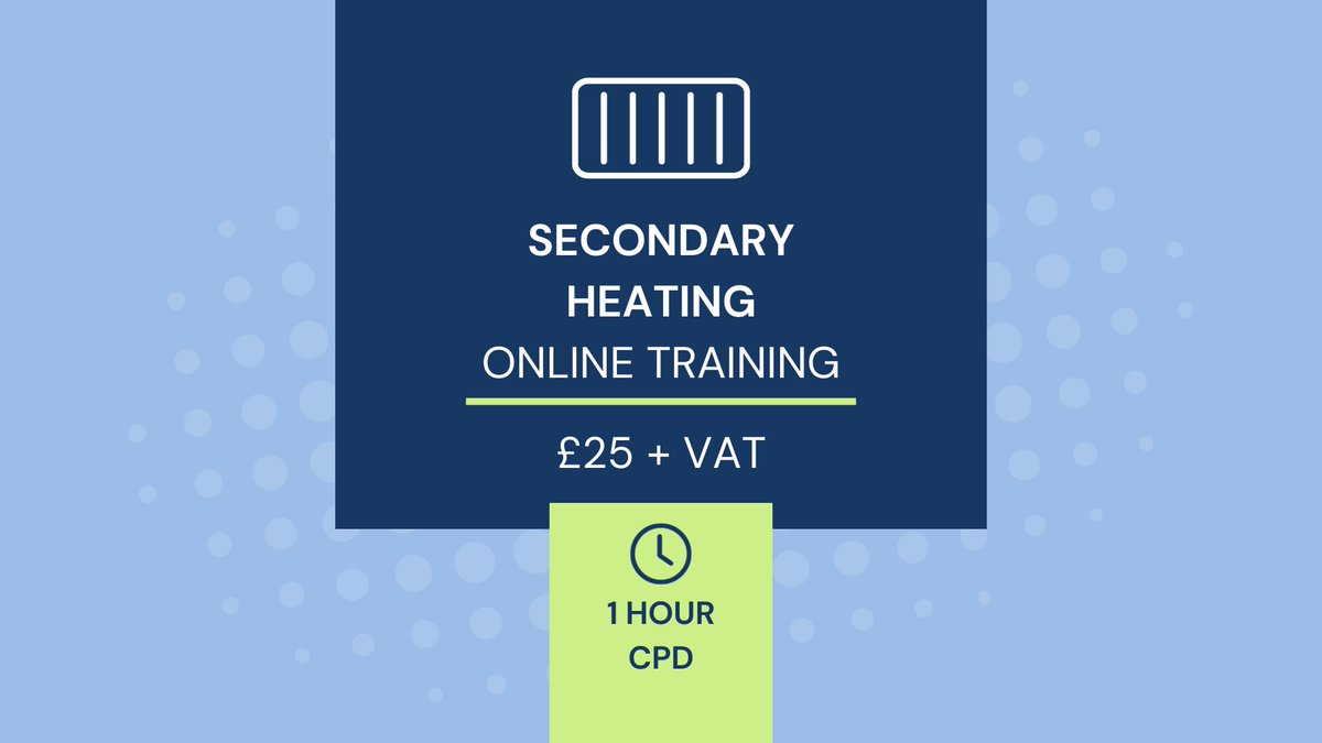 Got time to top up your CPD this Friday afternoon at 4pm? Join our Secondary Heating webinar. Understand and identify different types of secondary heating and the impact they have on an EPC. Book here: ow.ly/vst850RlXUu

#CPD #energyassessor