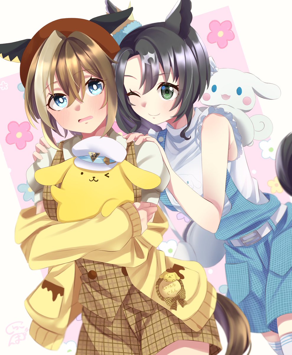 ウマ娘「サンリオコラボ可愛すぎる…#ウマ娘#シュヴァルグラン #サトノ