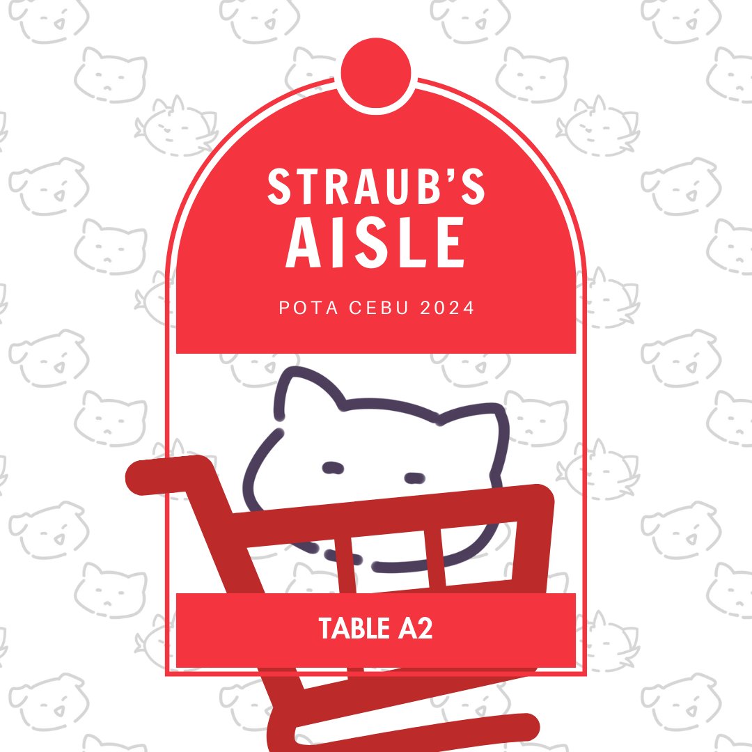 [ CLEANUP ON STRAUB'S ISLE PLEASE 🎙️ ] Here's my merch catalog for PotA: Cebu under SPUBS artist collective with @ohreos_art and @spawfin! 🛒 1/4 🧵 🏬SMX Sky Hall SM Seaside CEBU 📅April 27-28, 2024 🎫Entrance Fee: Php 100 #PatronOfTheArts #PotACebu2024