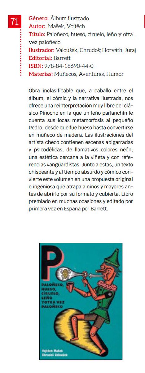 PequenhaciudadP's tweet photo. Paloñeco en la 39 Muestra del Libro Infantil y Juvenil:
«...chispeante y al tiempo absurdo y cómico [...] una propuesta original e ingeniosa que atrapa a niños y mayores antes de abrirlo por su formato y cubierta.» https://t.co/JO1f0LFBgP