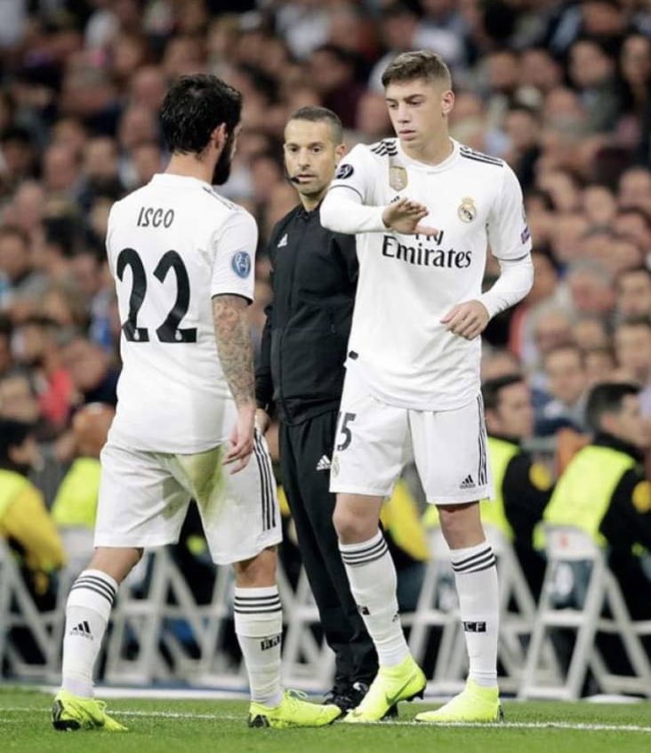 Fede Valverde’s Real Madrid debut.