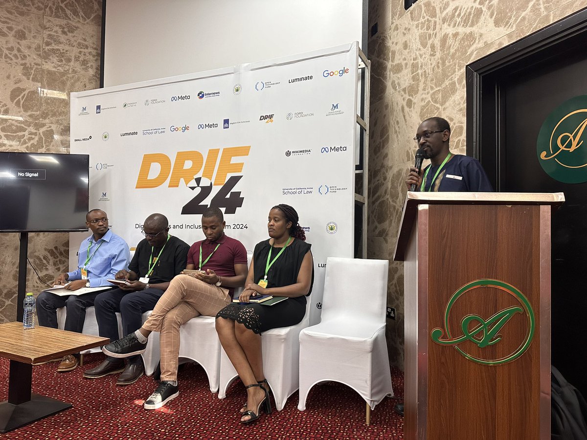 We are #DRIF24, listening to discussions on the State of Digital Identity in Africa, based on research carried out by @DigitalAgendaTz @MisaMozambique @AcmeUganda @misazimbabwe