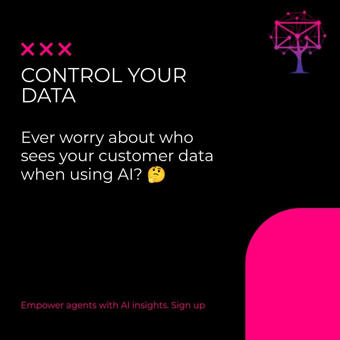 On-prem AI lets you keep tight reins on your customer info. 🛡️ With EmailTree, deploy AI where YOU want, ensuring data privacy and compliance. 🚀 Empower agents with AI insights. Sign up 📲 #AIControl #DataPrivacy #CustomerServiceExcellence #EmailTree