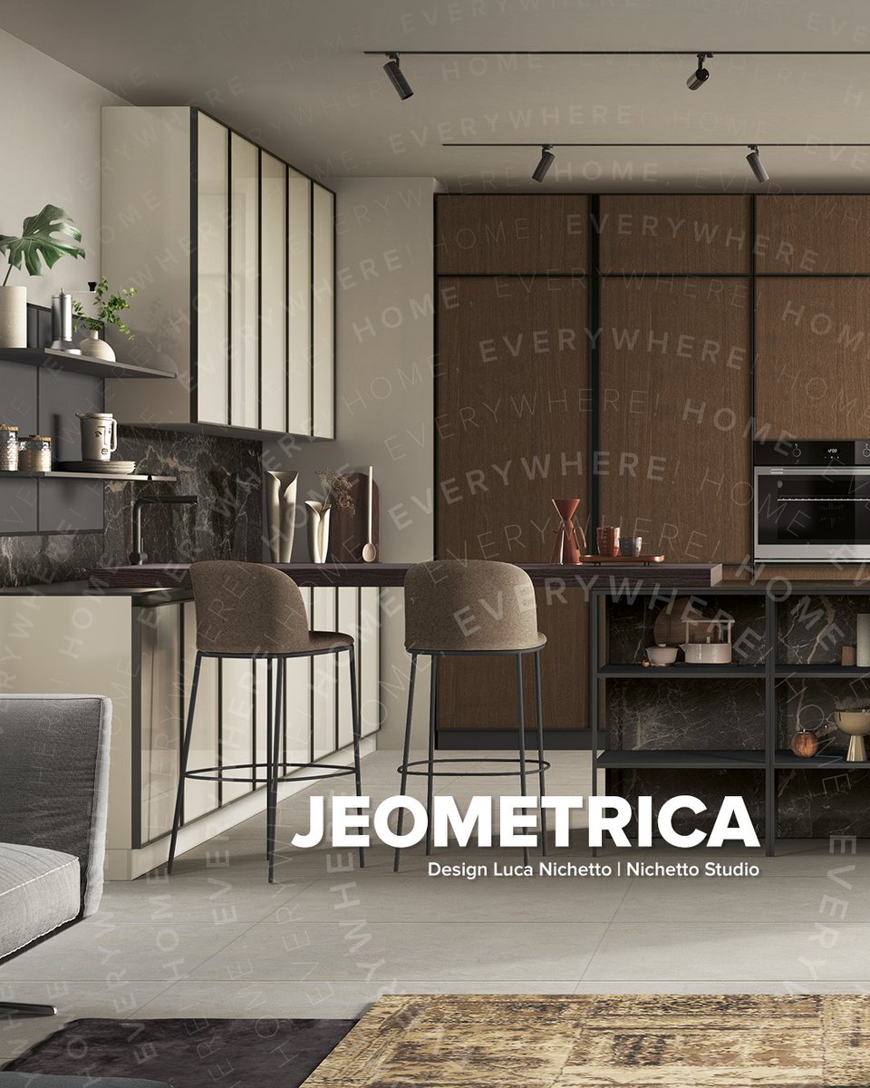 Salone del Mobile.Milano
JEOMETRICA
Design Luca Nichetto | Nichetto Studio

The project is a complete solution characterised by the study and development of graphic design shapes and lines, where memory and innovation merge in a harmonious combination.