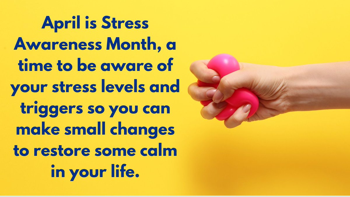 It's important to be in touch with your mental health so that if you become stressed you can take action to stop it getting out of hand. #StressAwarenessMonth orlo.uk/stress_HlL3a