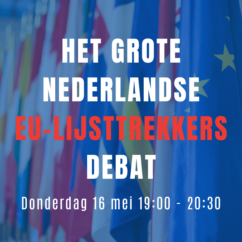 #EVENEMENT | De Europese verkiezingen zijn er bijna! Wie krijgt het voor het zeggen in het @Europarl_EN? Ga geïnformeerd stemmen en kijk op 16 mei naar het grootste EU-verkiezingsdebat met 🇳🇱 lijsttrekkers, georganiseerd door het @HNPbrussel. Meer info: lnkd.in/egwSVKWH