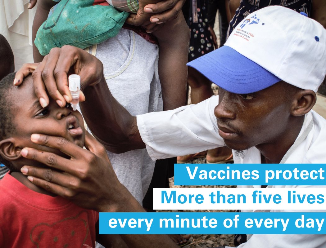 Vaccines protect children from harmful disease and death, saving up to three million lives every year that's more than five lives saved every minute every day. Not vaccinating is a greater risk to your son, daughter, and community. #WIW #VaccinesWork