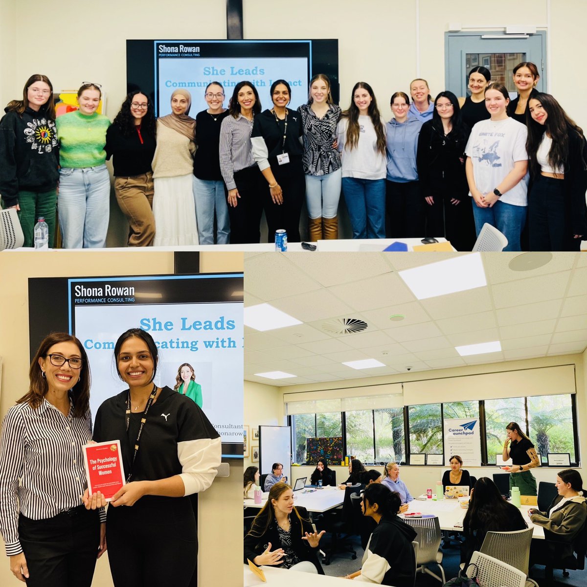 Such a pleasure to work with such an inspiring and enthusiastic group of young women today as part of the She Leads Program @curtinuniversity. Love supporting the next generation of female leaders. #womeninbusiness #womenleaders #career #careers #womensupportingwomen #Career