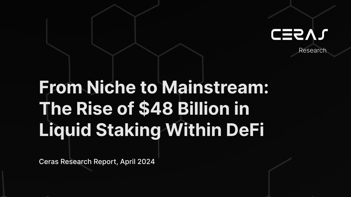 CerasVentures's tweet photo. Explore the future of DeFi with our in-depth look at liquid staking on Medium! Learn how it boosts industry-wide liquidity! 📈
🔗 Learn more: https://t.co/OWqutqlMb7
#CerasVentures #LiquidStaking https://t.co/StucNFKYJ0