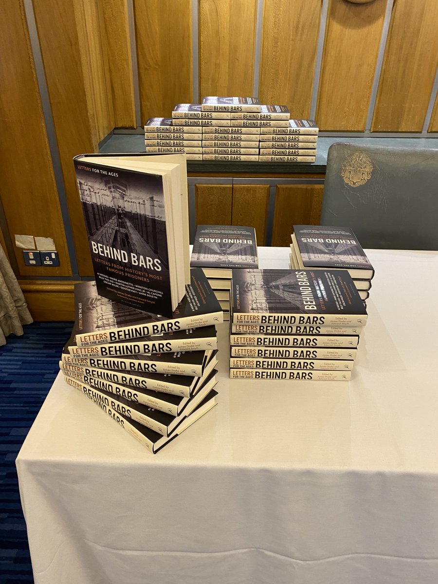 #LettersForTheAges Behind Bars has been launched🚀 Fantastic evening of speeches, readings & signings 📚 Thank you to @BishGloucester @nicklhardwick2 & Ian Merrill @Shannon_Trust for their insightful, empowering & moving speeches. Honoured to have shared the stage with you all