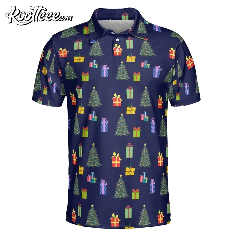 Christmas Tree Gifts Polo Shirt #ChristmasTree #koolteee koolteee.com/product/christ…