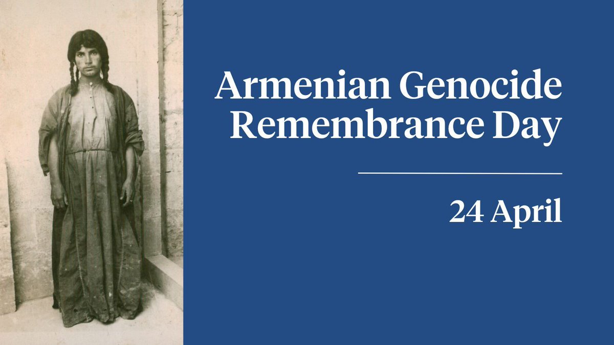 On 24 April Armenians commemorate the genocide of 1915. On that date hundreds of Armenian intellectuals, political and religious figures were arrested Our exhibition, Genocidal Captivity, explores the genocide through the stories of the women who survived bit.ly/49iVvYi