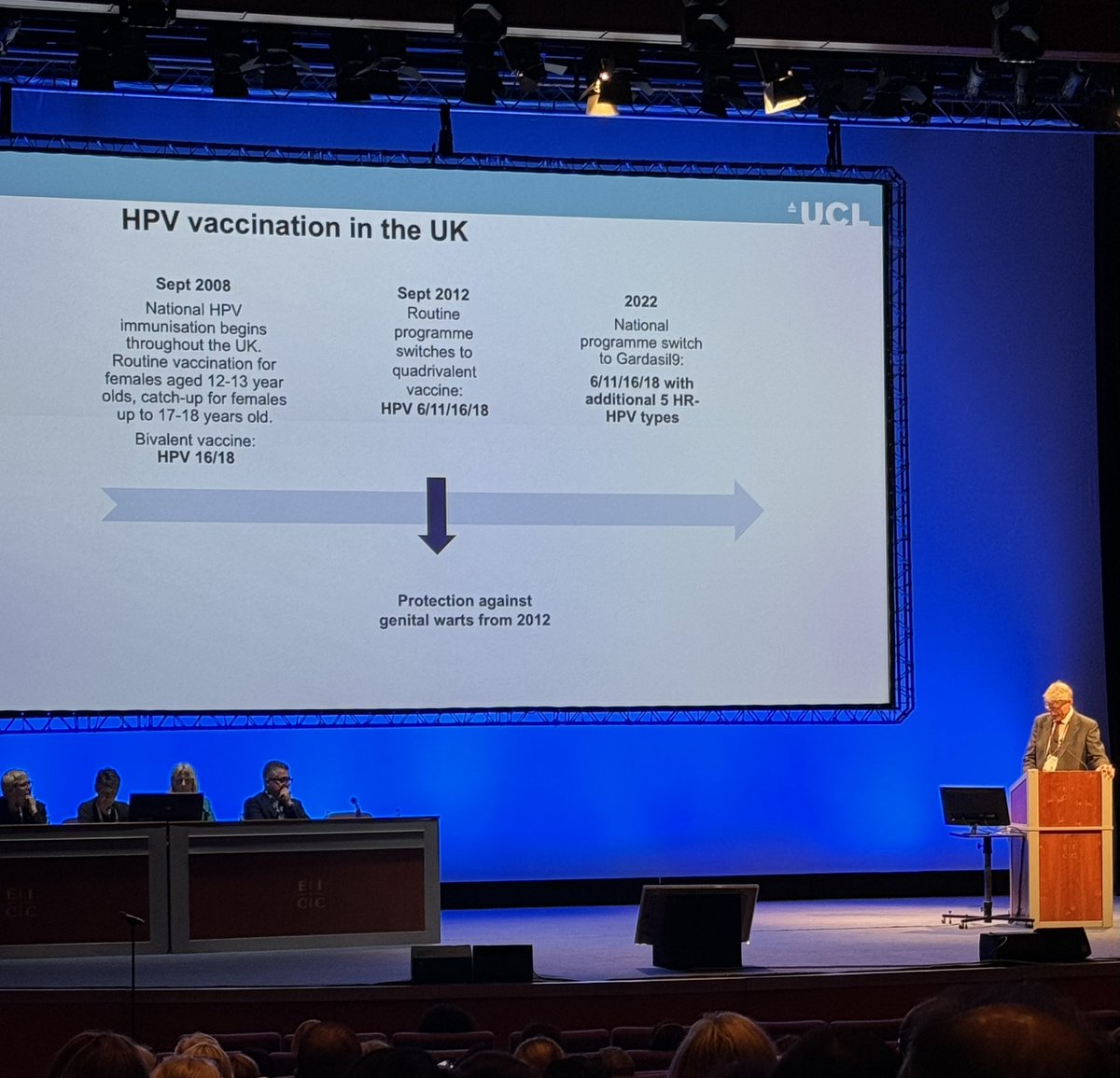 McCarthyClaire7's tweet image. A range of experts @TheBSCCP highlighting the importance of vaccination for HPV related conditions- vaccination won’t just lead to the elimination of cervical cancer, but can also reduce oropharyngeal HPV disease and benign HPV associated conditions. #vaccinationiskey #BSCCP2024