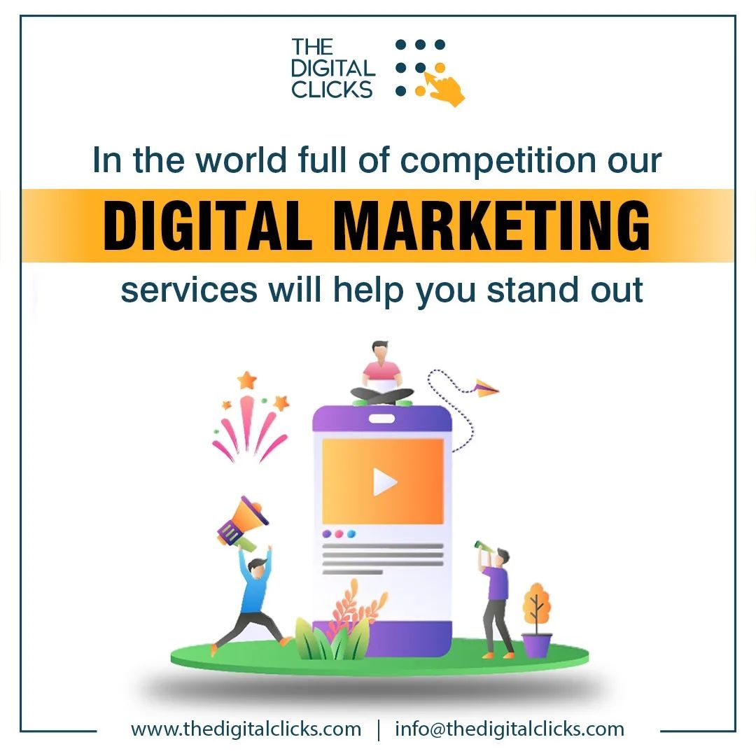 Cut through the noise!  Our Social Media Marketing amplifies your brand & drives results. Target your audience, craft content & win with data
#StandOutOnline #DigitalMarketingExcellence #SocialMediaSavvy #OnlineVisibility #TheDigitalClicks #MarketingMastery #BusinessBoost