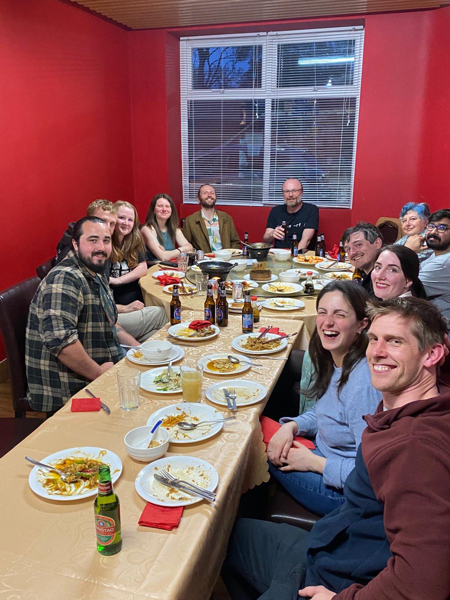 Awesome time yesterday doing my viva and celebrating with the gang from <a href="/MEEBangor/">MEEB</a> 

Huge thanks to my supervisors @wolfgangwuster and <a href="/JohnMulley/">John Mulley</a> and my examiners.

I passed with minor corrections so now I'm officially Dr Major 🥳