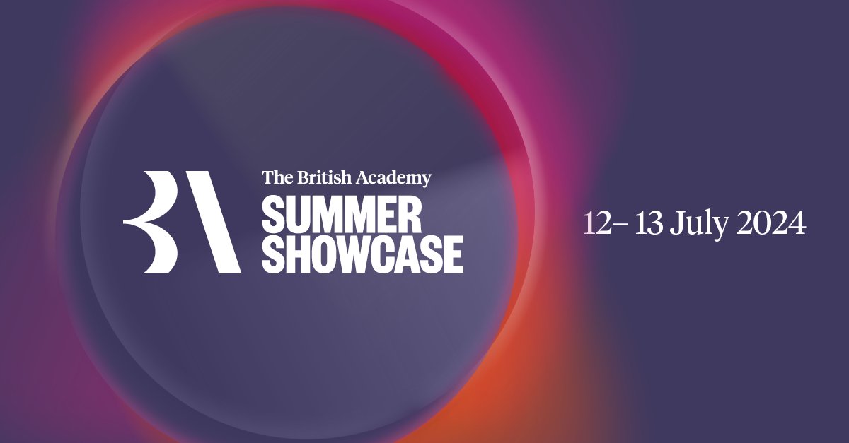 The British Academy's 2024 Summer Showcase programme has just been announced! Explore the latest in humanities and social sciences research and discover a world of brilliant ideas on 12-13 July. #ForCuriousMinds thebritishacademy.ac.uk/events/british…