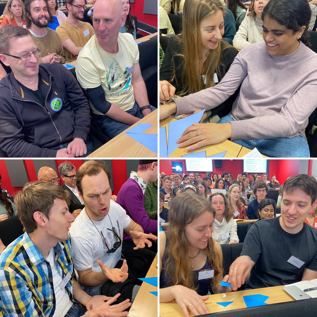 It’s all fun and games with the first plenary of #ASABSpring2024 this morning! @sigrunneliassen knows how to wake an audience up ☕️