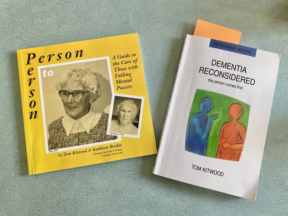 I’m indebted to the work of the late Tom Kitwood & Kathleen Bredin which underpins my approach to #PLWD. Learning to step away from ‘our customary patterns of over-busyness… & extreme talkativity, into a way of being in which emotion & feeling are given a much larger place’ T.K