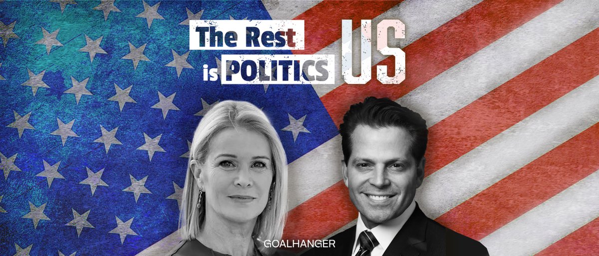 The Rest Is Politics: US 🇺🇸 A new podcast from @Scaramucci and @KattyKay_ 🎙️ First ep: Friday 26th April on the main TRIP feed 🗓️ Listen to @campbellclaret, @RoryStewartUK, Katty and Anthony's chat at the end of today's episode to find out more about our new weekly pod 🎧