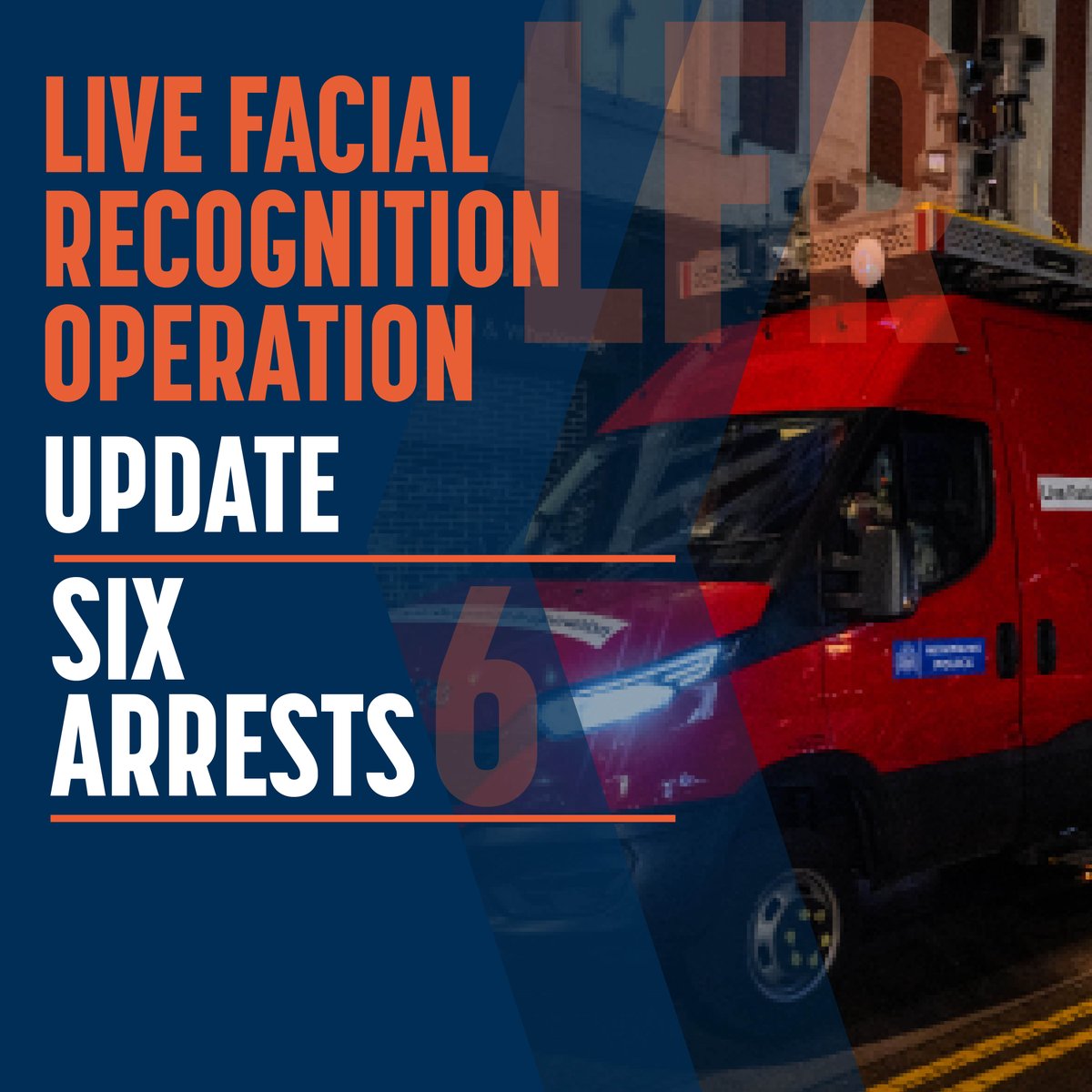 Live Facial Recognition technology continues to make a difference to Londoners. During a deployment in Catford yesterday (23 April) officers arrested six men with the assistance of the technology. 📰 | met.police.uk/advice/advice-…