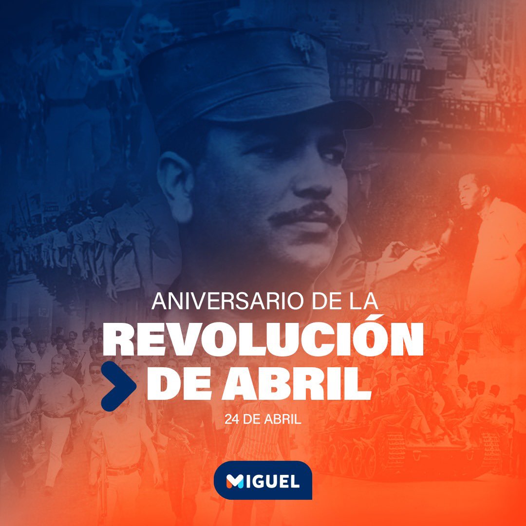 Hoy recordamos con orgullo la Revolución de Abril en #RepúblicaDominicana 🇩🇴 Hace más de medio siglo, el pueblo dominicano se unió para luchar por la libertad y la democracia, marcando un hito en nuestra historia. ¡Que este día nos inspire siempre a seguir luchando por un país…