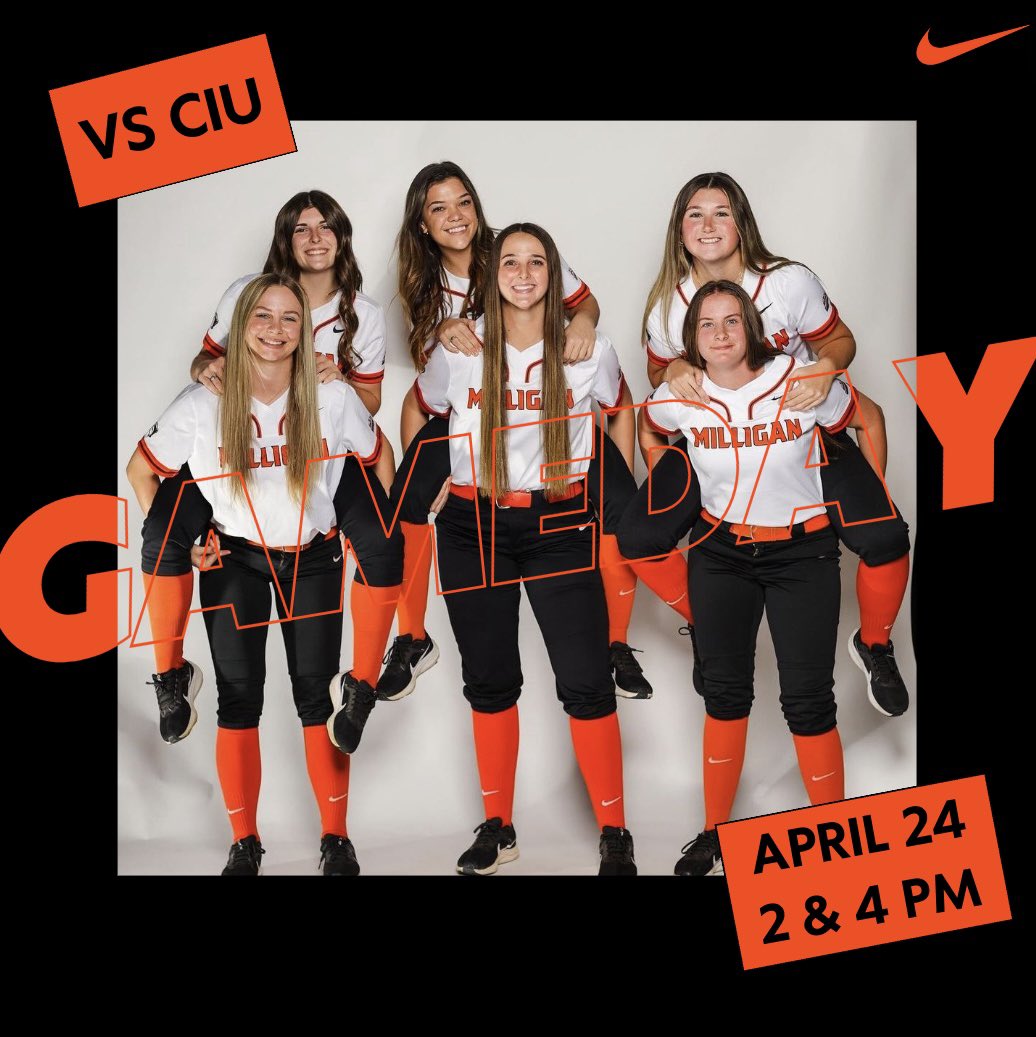 ITS GAMEDAY!

🗓️April 24
🥎CIU
📍Columbia, SC
⏰2 &amp; 4 PM