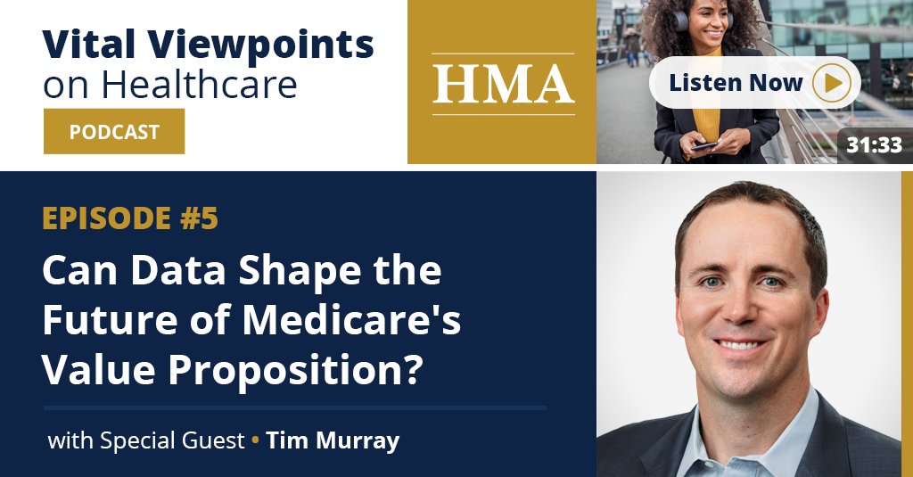 New episode of HMA's Vital Viewpoints on Healthcare: Can data shape the future of Medicare's value proposition? featuring @WakelyCG Principal & Senior Consulting Actuary Tim Murray. Listen now: healthmanagement.com/insights/podca… #medicare #medicareadvantage #valueassessment