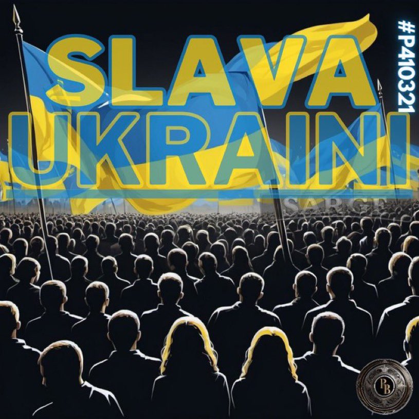 #ProudBluePeace If you don’t support Ukraine, you don’t support democracy. #SlavaUkraini 🇺🇦