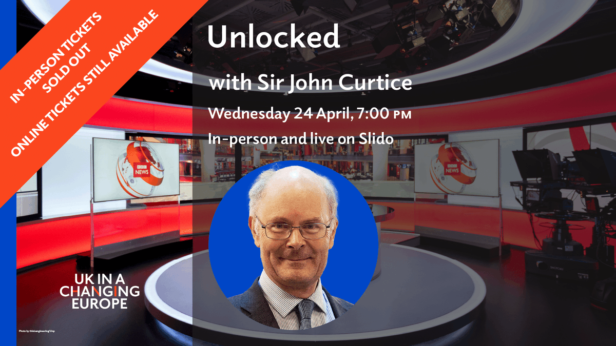 🍻 We are buzzing for @anandMenon1 to interview Sir John Curtice tonight... 🎟️ This event is SOLD OUT and oversubscribed so make sure you get there early to guarantee a seat. 👉 And if you weren't lucky enough to get a ticket you can follow online: youtube.com/live/W4C4fAZMJ…