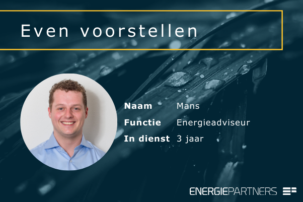 Even voorstellen: energieadviseur Mans Sopers
Ontmoet één van onze energieadviseurs. Tijdens zijn master kwam hij bij ons langs voor een oriënterend gesprek.

energiepartners.com/nieuws/2021-06…