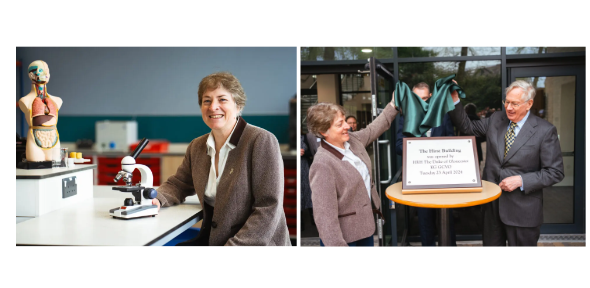 Official opening of college building named after MBU Director! 😎 Congratulations Judy! @GreenheadCol