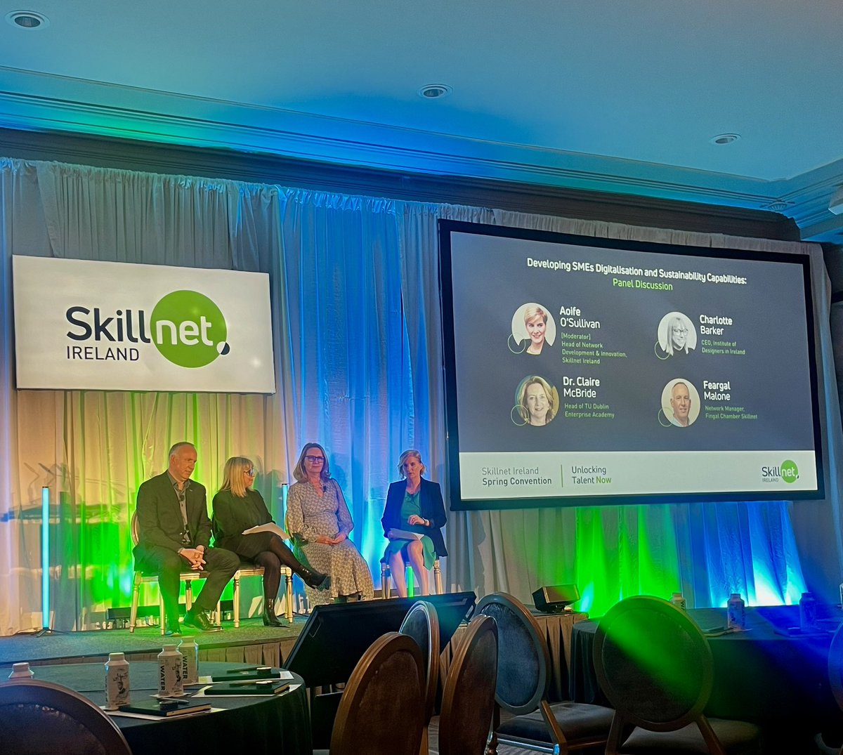 #DigitalTransformation and the critical link between industry and academia, including domain expertise was a key topic during the panel discussion, led by Aoife O’Sullivan, Head of Network Development and Innovation @SkillnetIreland with Claire McBride @WeAreTUDublin Enterprise