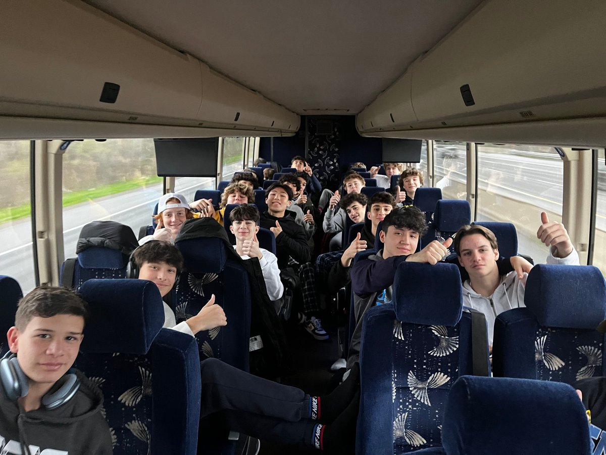 SMCS1852's tweet photo. Some of our Music students hopped on a bus this morning en route to Boston for a performance tour they'll be experiencing over the next few days.
#smcsimpact #smcsarts https://t.co/qnhdkUuDUk