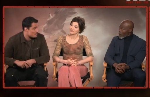 Just take a look at #DjimonHounsou expression when #StazNair tells him that the director's cut of #RebelMoon both parts gonna be 6 hours long! 😂🤣 Dude literally in shock! I guess not all the casts of Rebel Moon are aware of the director's cut runtime or even watch it.