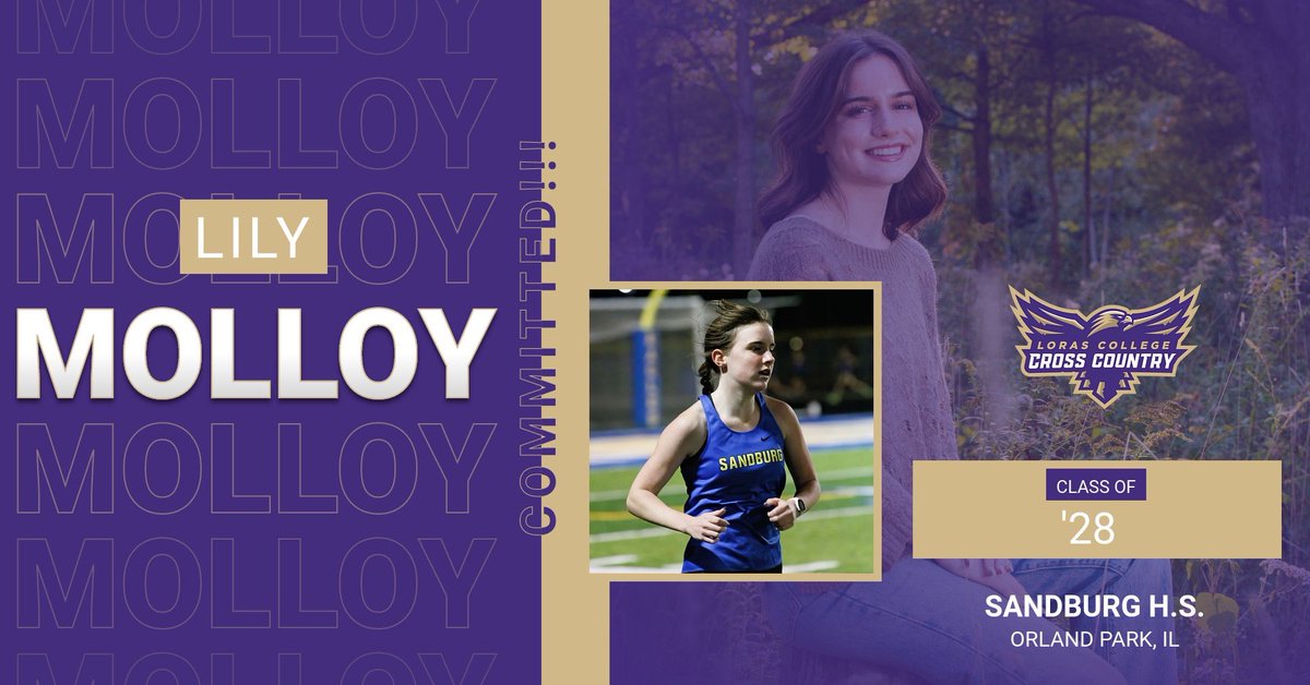 We are excited to welcome Lily Molloy  to the Loras XC/TF team! #GoDuhawks