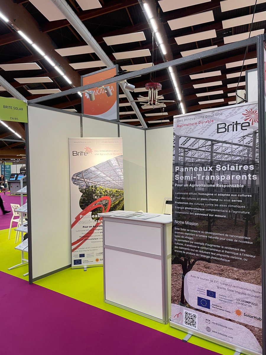 Find us at MEDFEL 2024, Stand C16 BIS
medFEL - Le rendez-vous de la filière Fruits et Légumes en France
@medfelevent

#BriteSolar #RenewableEnergy #SustainableAgriculture #AgriPV #Agriculture #medfelevent