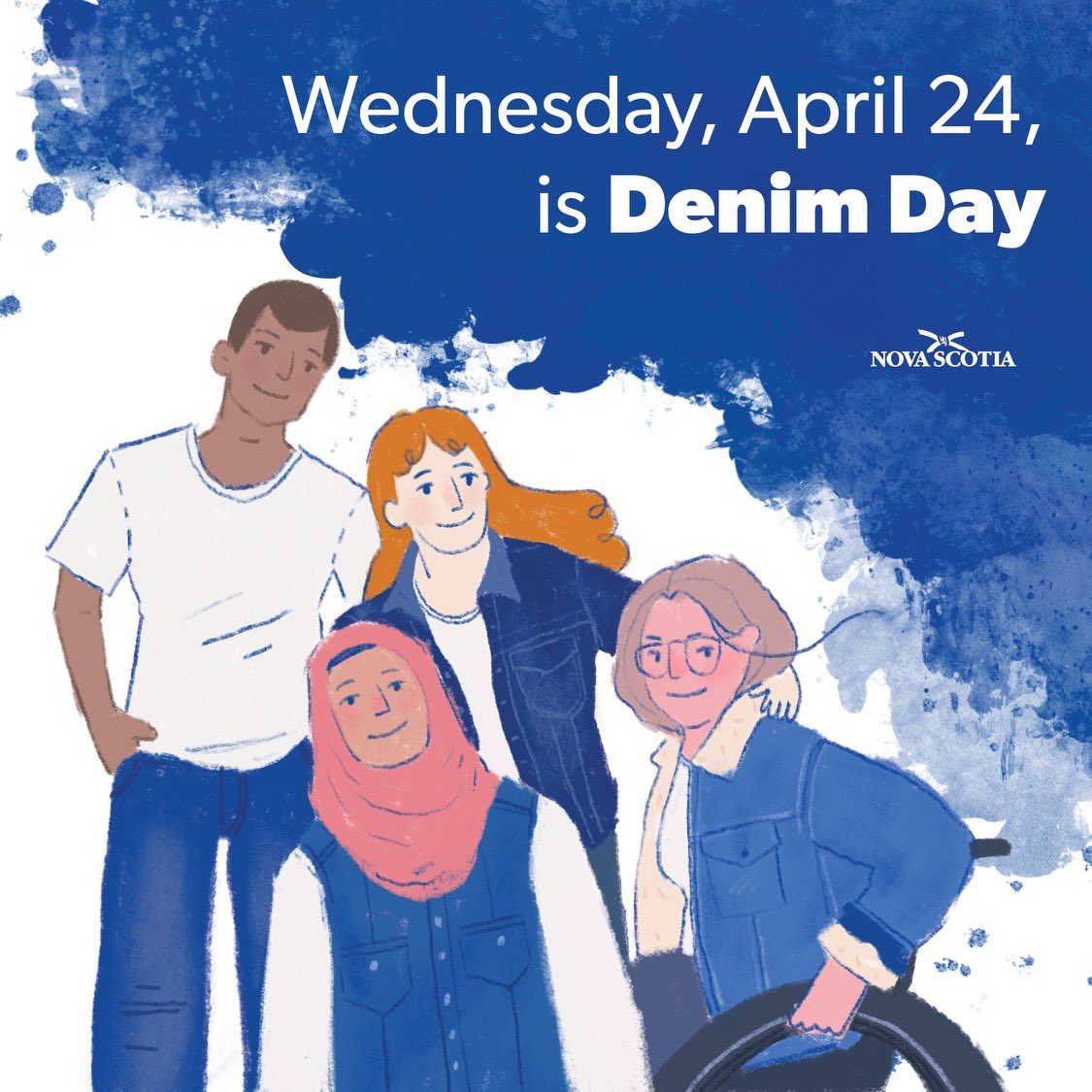 April 24 is #DenimDay, a day recognized around the world where people wear denim to combat victim blaming and raise awareness about sexual violence. (1/2)