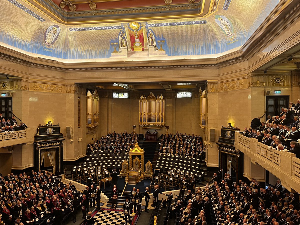 FMH will be full today for the Annual Investiture of Grand Officers. Congratulations to all Brethren from Hampshire & Isle of Wight receiving first appointment or promotion today.