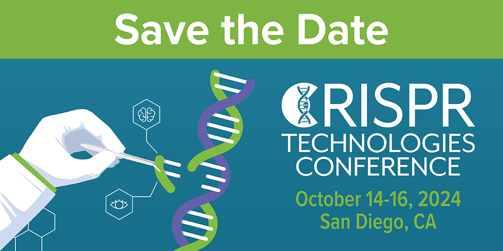 #CRISPR24 is packed with new #research & technical developments. Save the date & stay tuned for more info! bit.ly/4aY3sTM Chairs: Samagya Banskota - Nvelop Therapeutics Tanya Warnecke - Codebreaker Tx Carrie Eckert - Oak Ridge National Laboratory #geneediting #genome