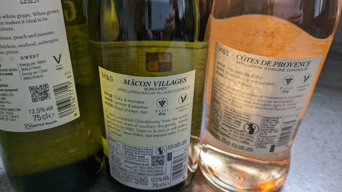 How much easier is buying #wine these days when @marksandspencer clearly label it #Vegan so I grabbed a few bottles #Veganfriendly