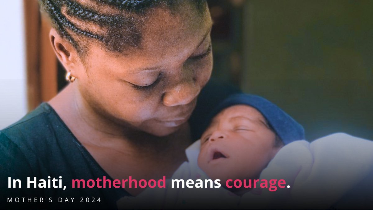HeartlineHaiti's tweet photo. This Mother's Day, we're sharing stories of courage – the courage of Heartline clients who inspire our staff and the courage of our team to press on serving Haitian families. #Haiti #Motherhood #MothersDay #Courage 

Read more: https://t.co/Gg6UFgNCfr https://t.co/rxR7gdXd7B